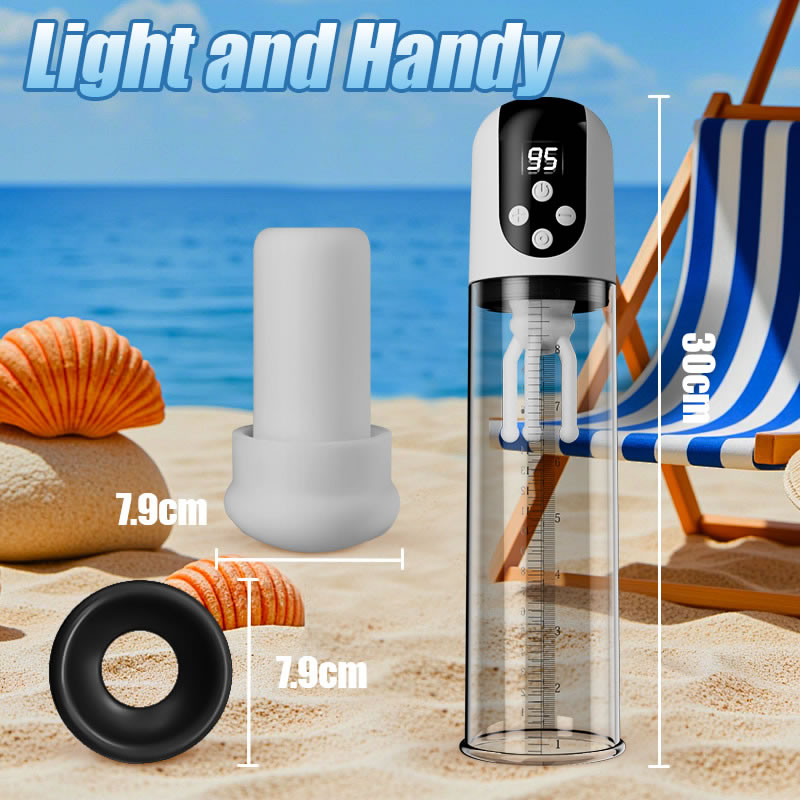 Wave - 5 Suction Modes 9 Vibration Modes Vacuum Suction Glans Massager Penis Pump Penis Pumps - Tophatter Daily Deals